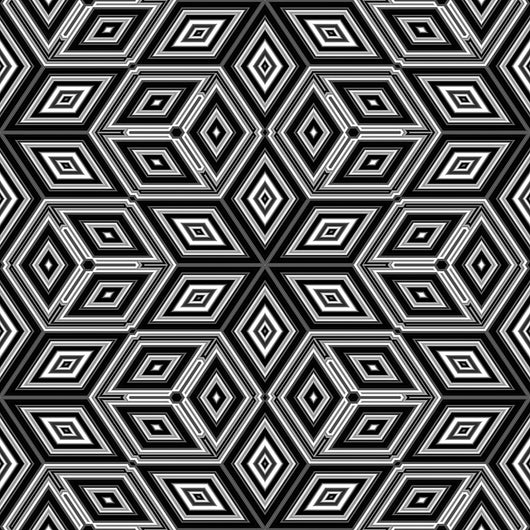 3D Abstract Cubes Resembling Wall Decal Design 1