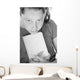 Girl with Bible Wall Mural