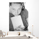 Girl with Bible Wall Mural