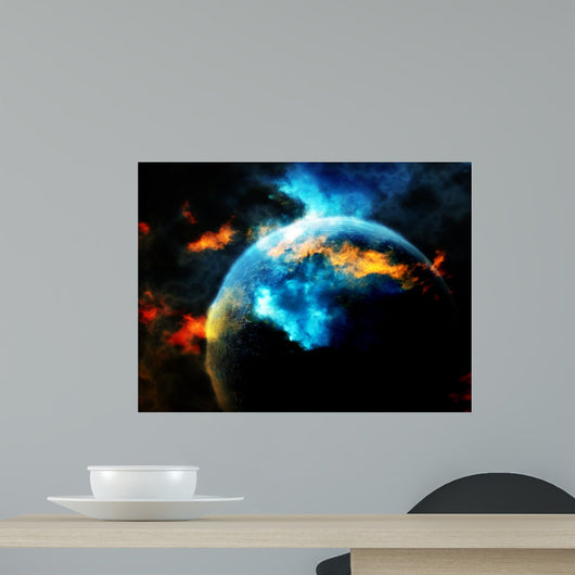 Planet Wall Mural