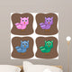 Owls Wall Mural