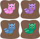 Owls Wall Mural