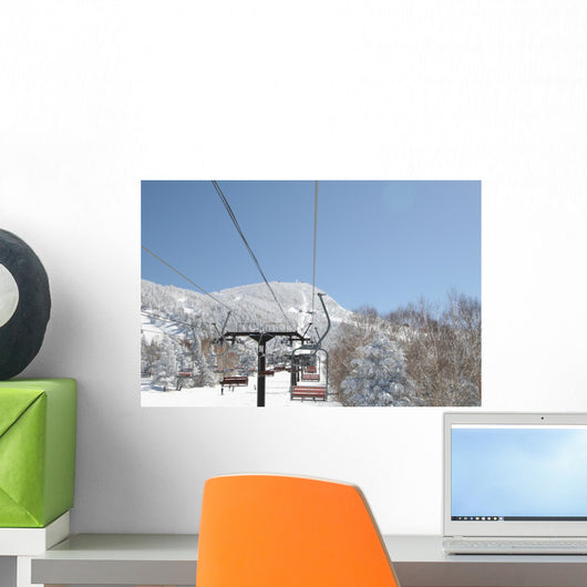 Ski Lift Wall Mural