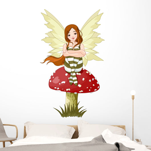Young Forest Fairy Wall Decal