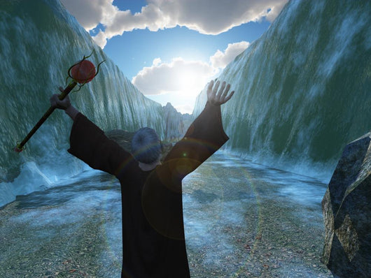 Moses Parting the Red Sea Wall Mural