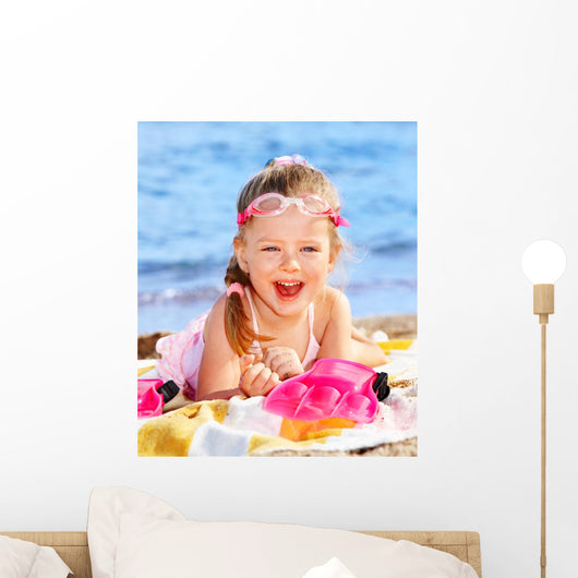 Child Playing Beach