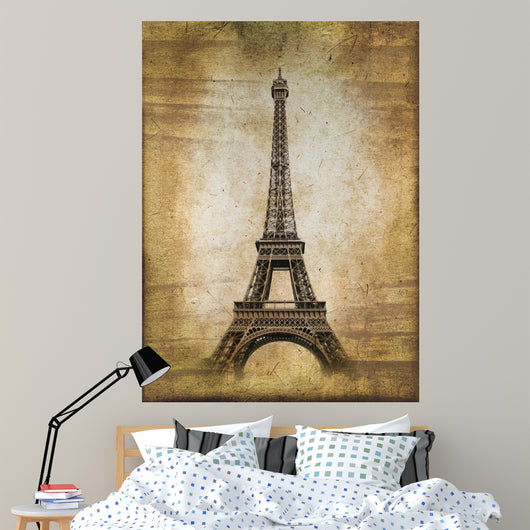 Tour Eiffel, style vintage Wall Mural