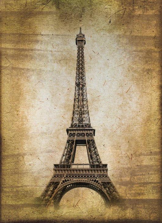 Tour Eiffel, style vintage Wall Mural