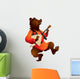 Bear with Balalaika in vector Wall Decal