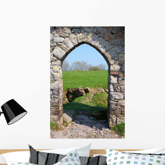 roches castle doorway Wall Mural