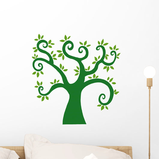 Green Tree Silhouette