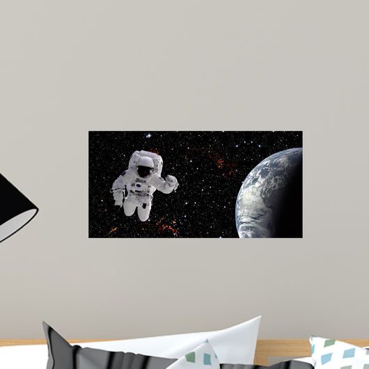 Astronaut in Space Wall Mural