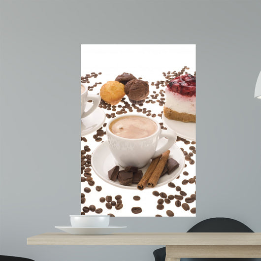 Coffee and Cake Wall Mural