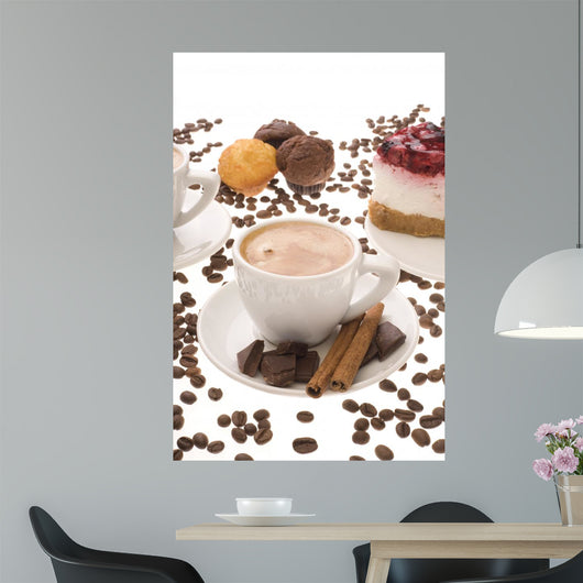 Coffee and Cake Wall Mural
