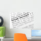 Break through Dictionary Project Wall Mural