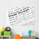 Break through Dictionary Project Wall Mural