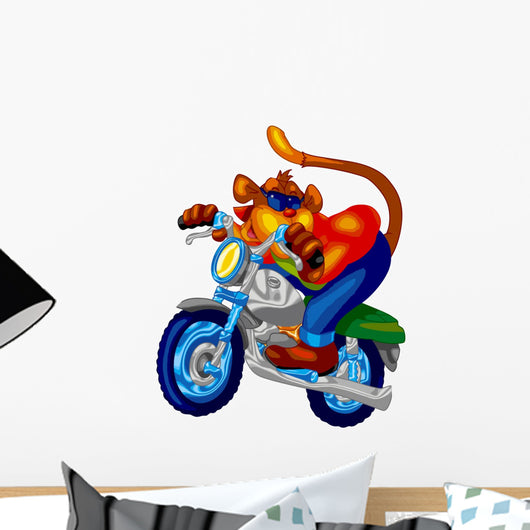 Monkey Riding Motorbike