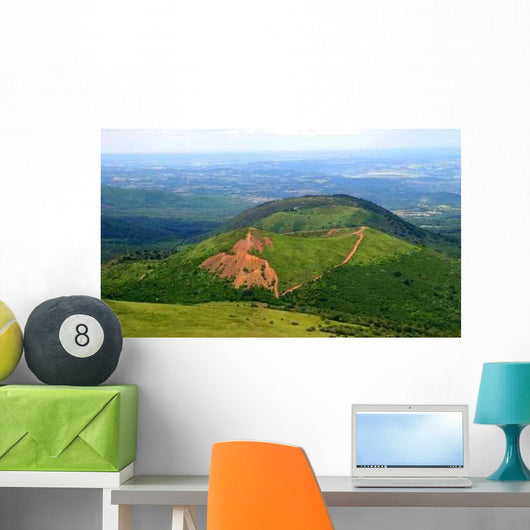 Volcan D'auvergne Wall Decal Design 1