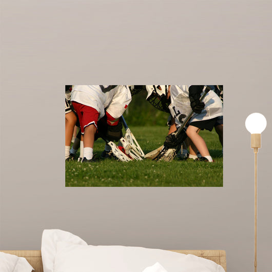 Lacrosse Game Wall Decal