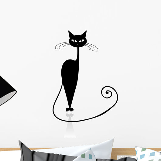 Black Cat Silhouette for