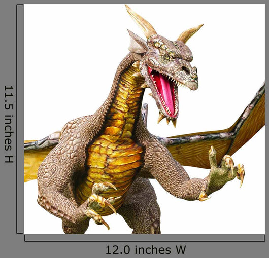 Dragon Near Attack Wall Decal