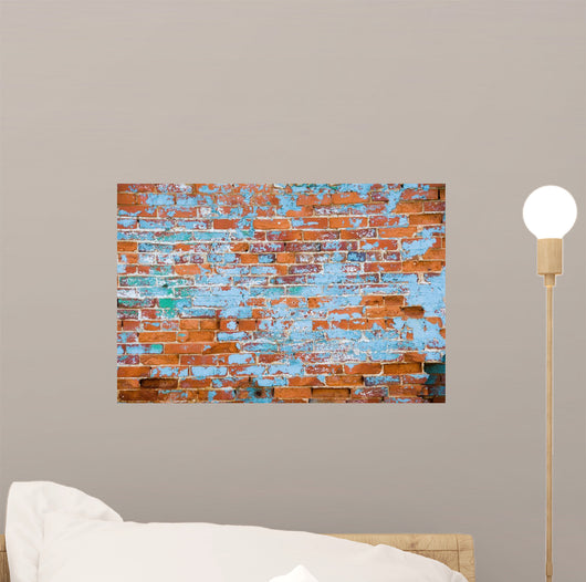 Distressed Brick Wall Wall Mural
