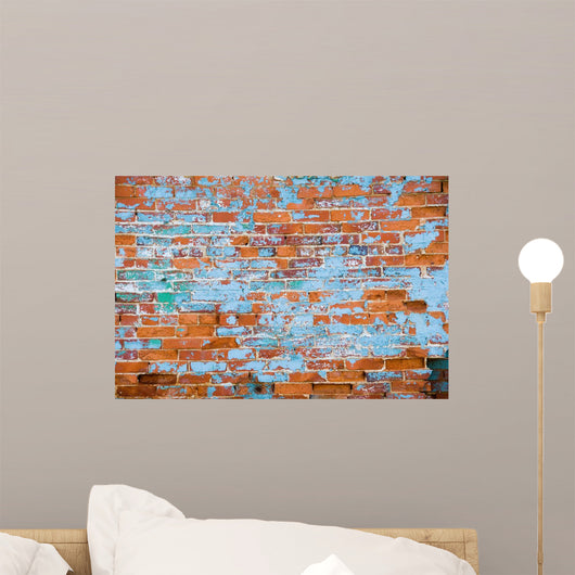 Distressed Brick Wall Wall Mural