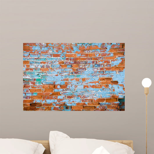 Distressed Brick Wall Wall Mural