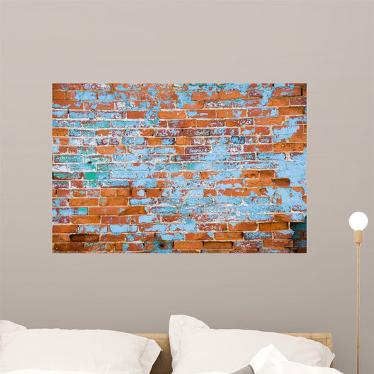 Distressed Brick Wall Wall Mural
