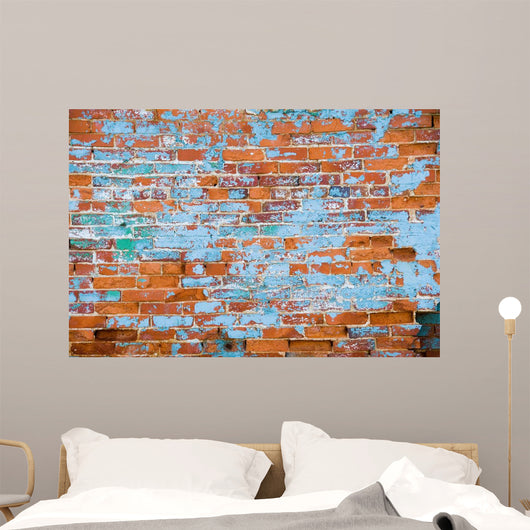 Distressed Brick Wall Wall Mural