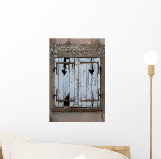 Two Love Hearts Window