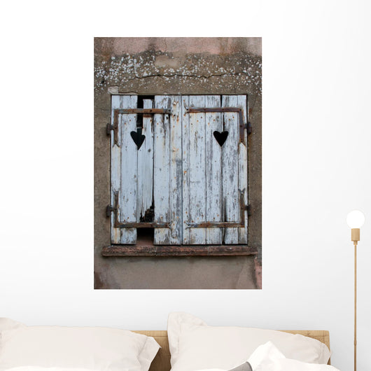 Two Love Hearts Window