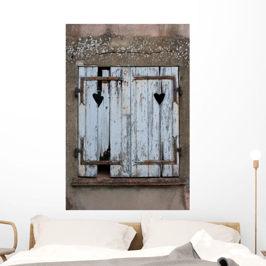 Two Love Hearts Window