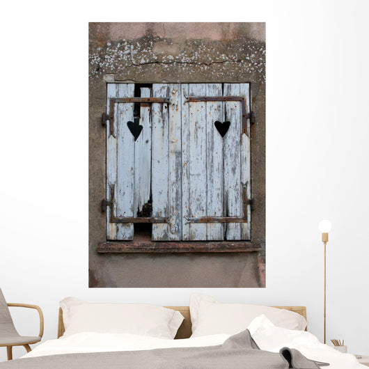 Two Love Hearts Window