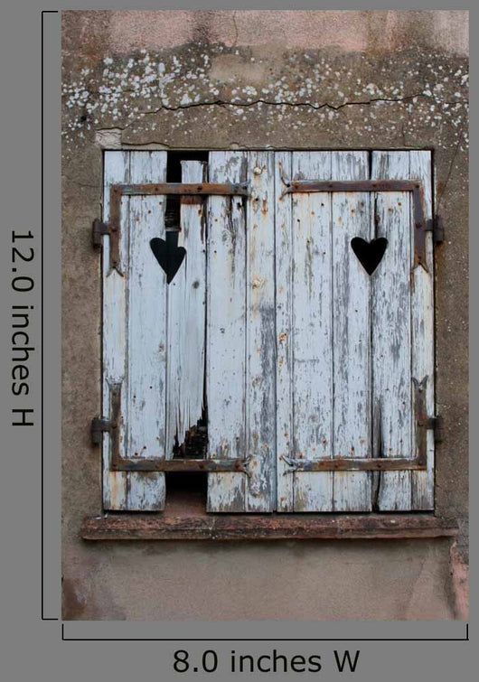 Two Love Hearts Window