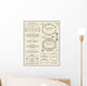 Calligraphic design elements and page decoration Wall Mural