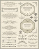 Calligraphic design elements and page decoration Wall Mural