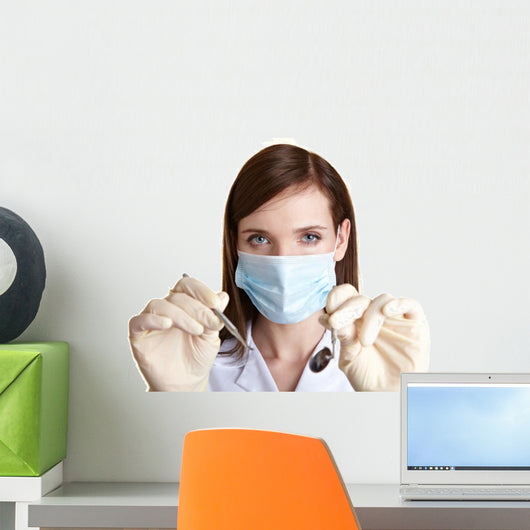 Dental Assistant with Tools