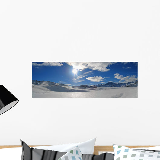 ski station of tignes, the french alps, france Wall Mural