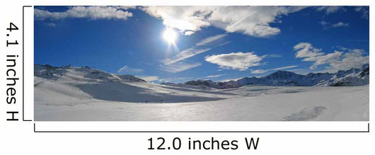 ski station of tignes, the french alps, france Wall Mural