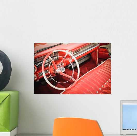 Classic Car Interior with