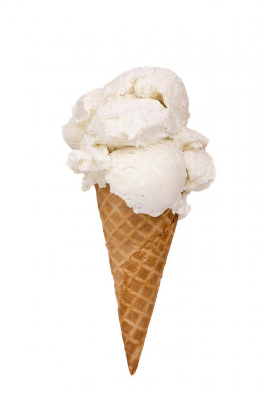 Vanilla Ice Cream Cone Wall Decal