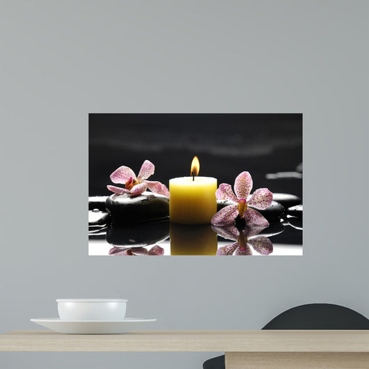Burning Spa Candles with