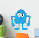 Blue Furry Monster Upset