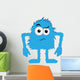 Blue Furry Monster Upset