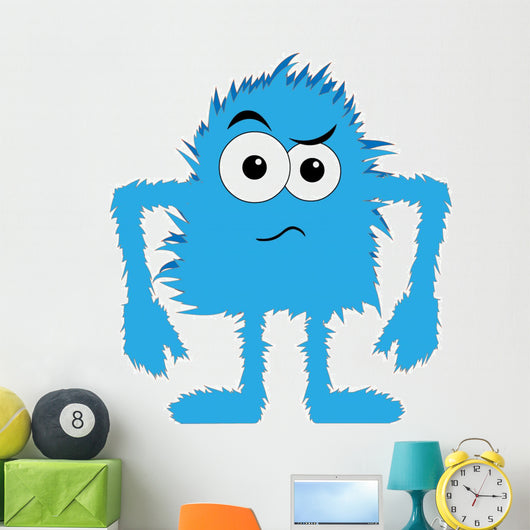 Blue Furry Monster Upset