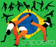Capoeira silhouettes set Wall Mural