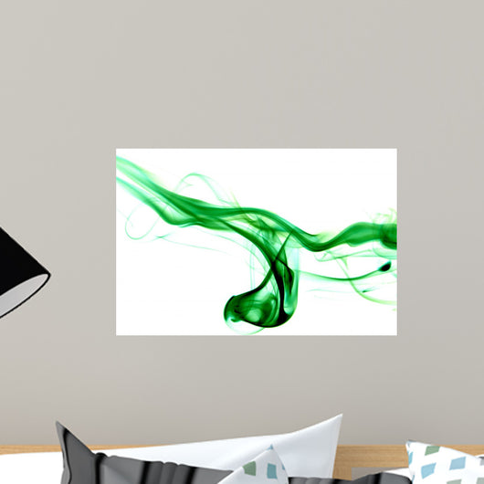 Green Smoke Wall Mural