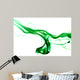 Green Smoke Wall Mural