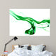 Green Smoke Wall Mural